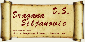 Dragana Siljanović vizit kartica